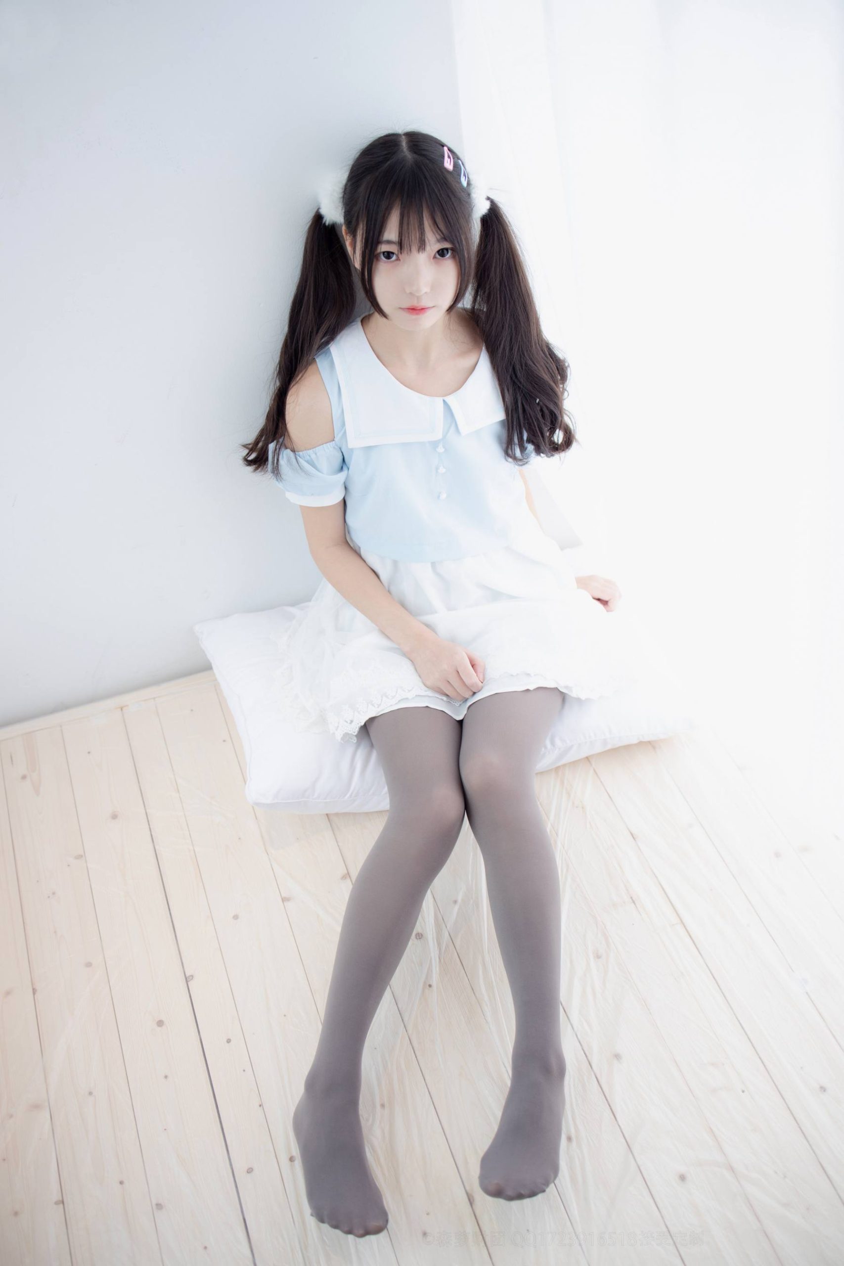 图片[2]-超级甜美的灰丝小姑娘【86P】20005-欲图阁