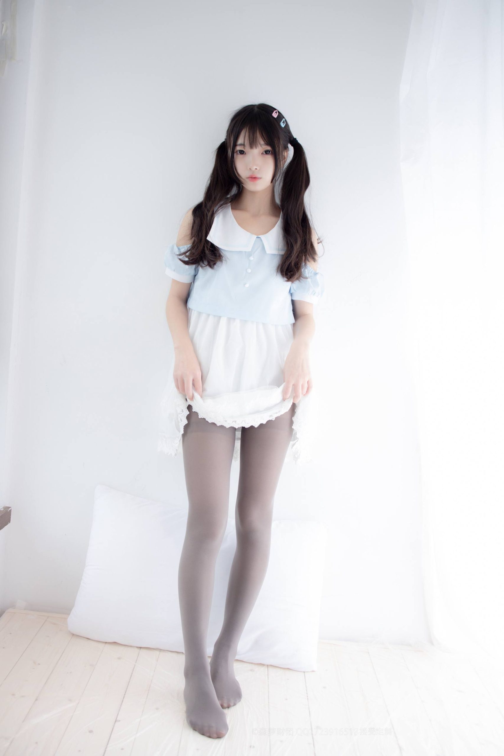 图片[4]-超级甜美的灰丝小姑娘【86P】20005-欲图阁