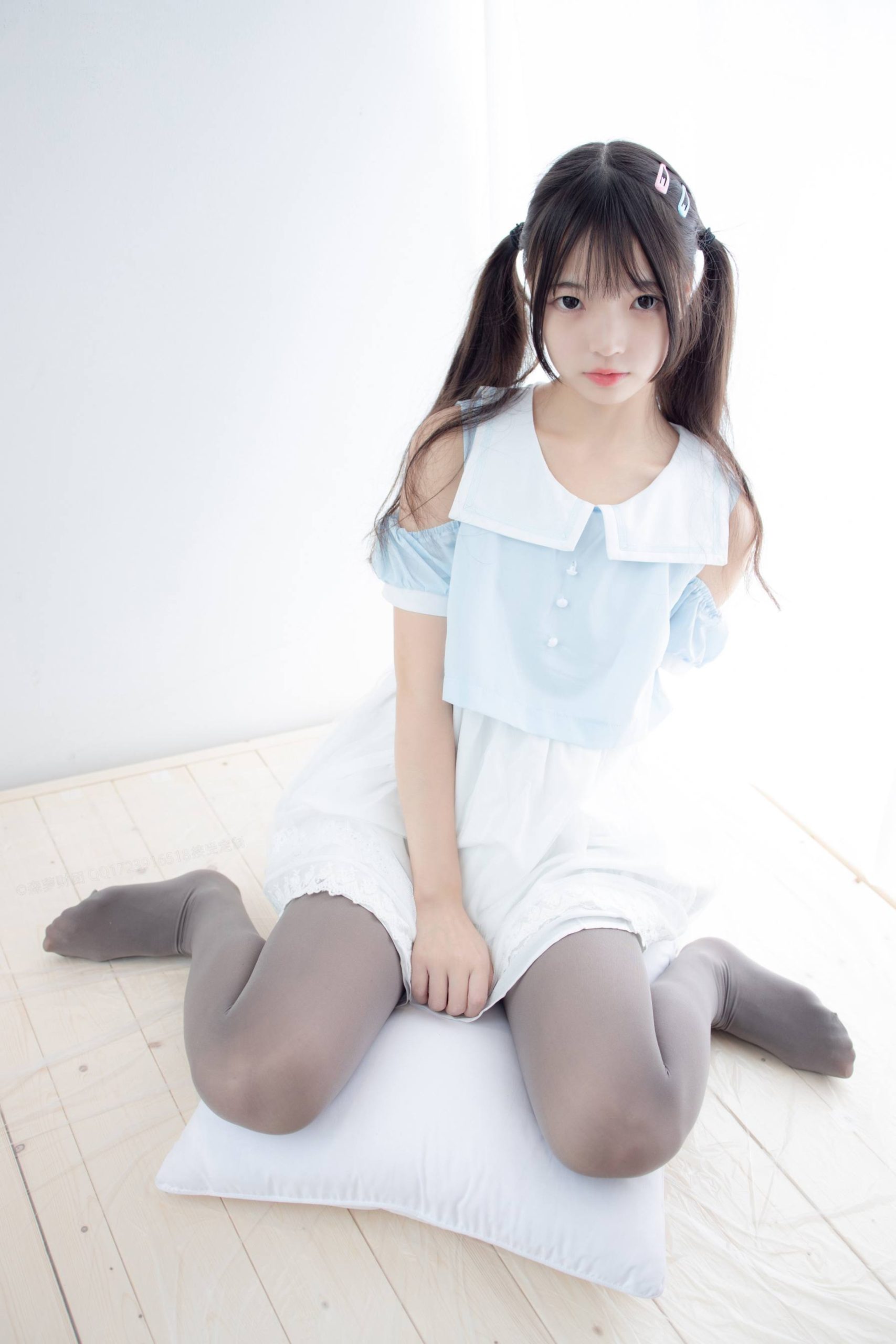 图片[5]-超级甜美的灰丝小姑娘【86P】20005-欲图阁