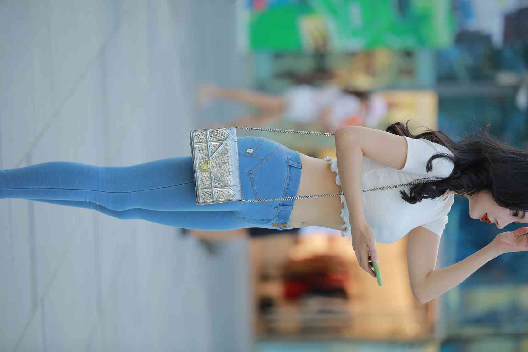 图片[3]-非常漂亮的紧身牛仔裤女孩【115P】04016-欲图阁
