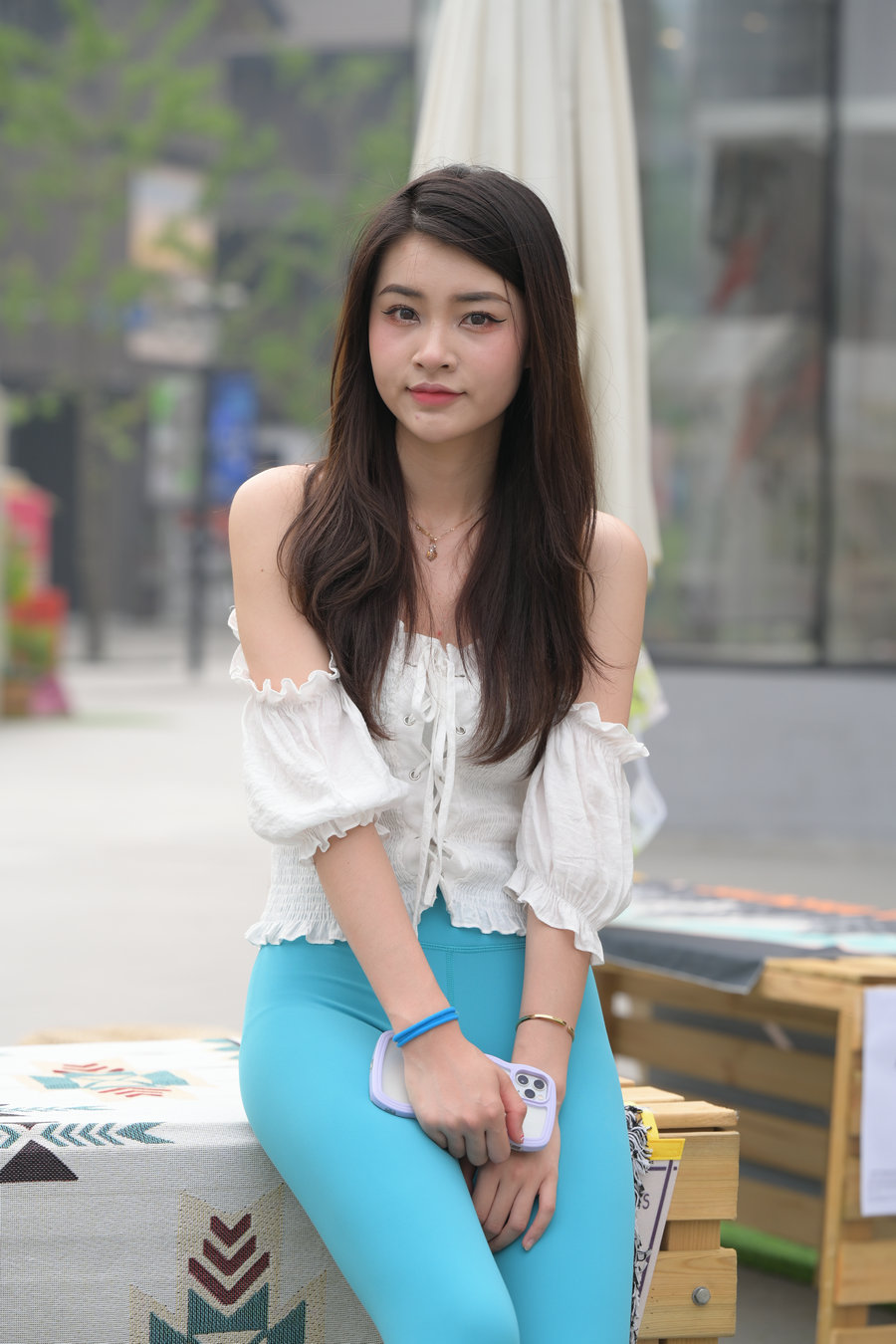 图片[2]-蓝色瑜伽裤漂亮女孩 J3299 769P-12.9GB-欲图阁