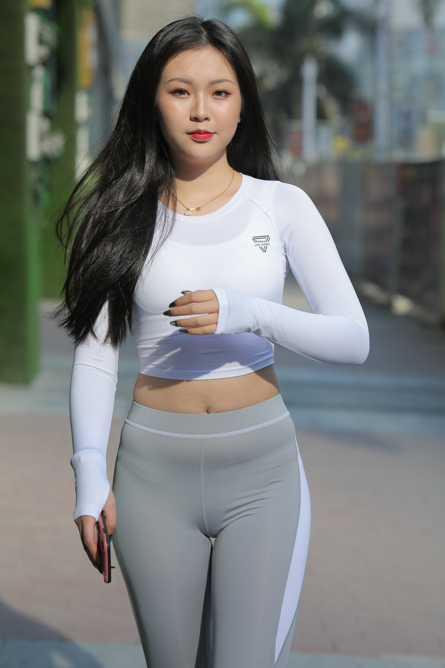 图片[1]-灰色瑜伽裤女孩 J0907 468P2V-6.31GB-欲图阁