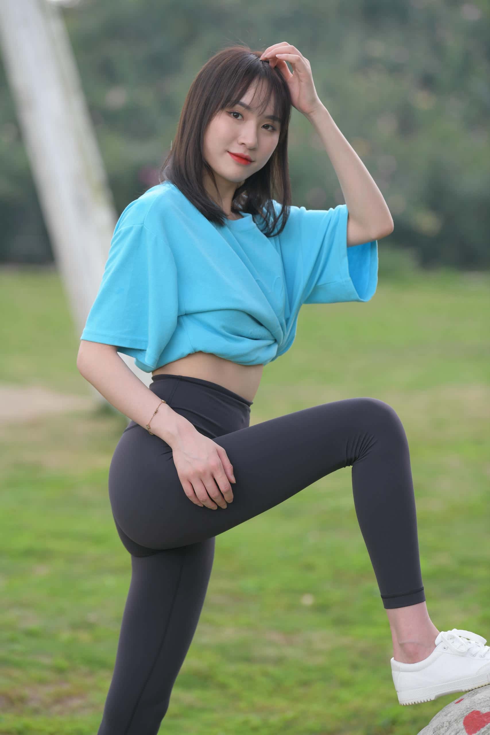 图片[3]-乖乖女瑜伽裤女孩【538P】J2224-玉兔阁