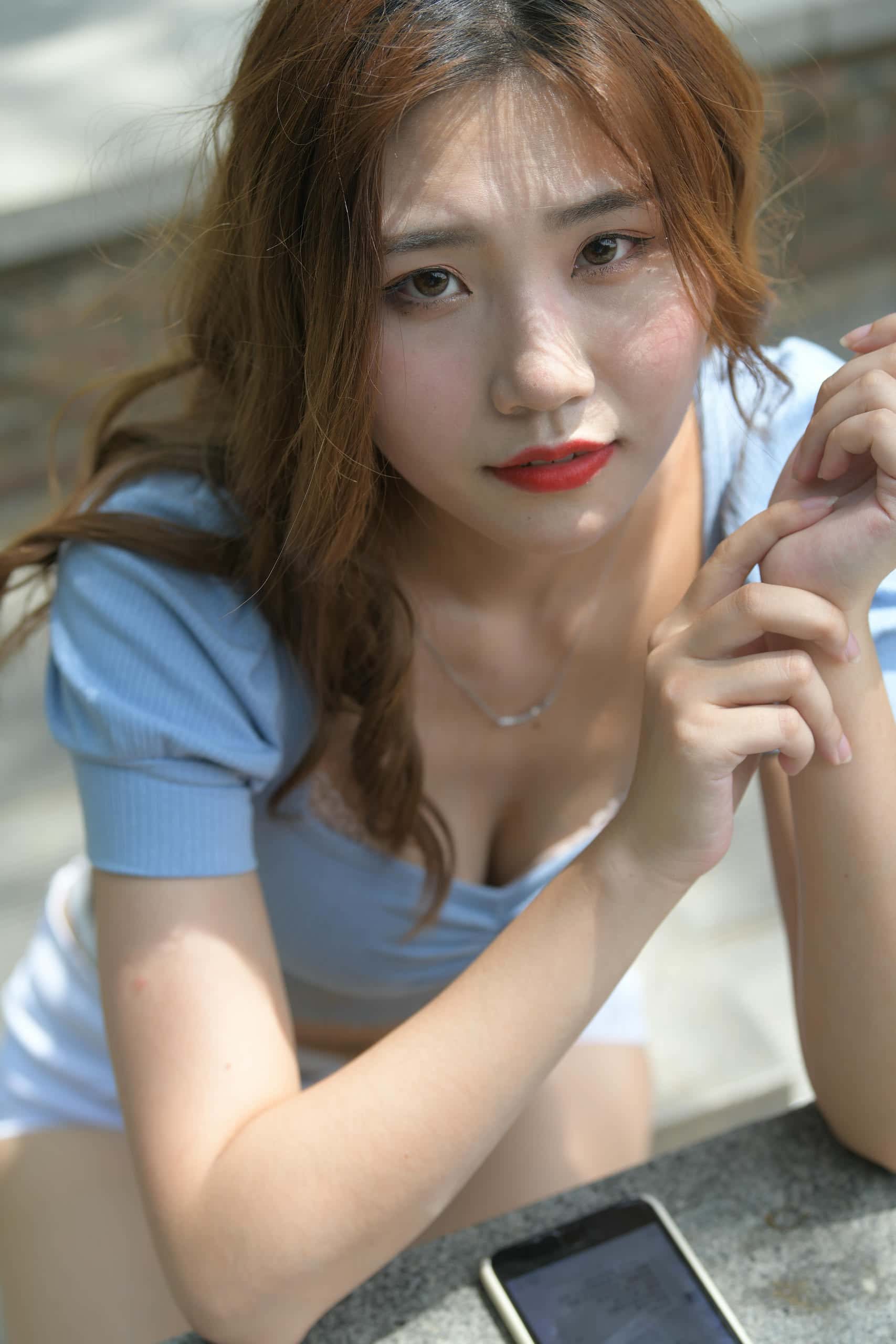 图片[4]-白色热裤女孩【1133P】J1680-玉兔阁