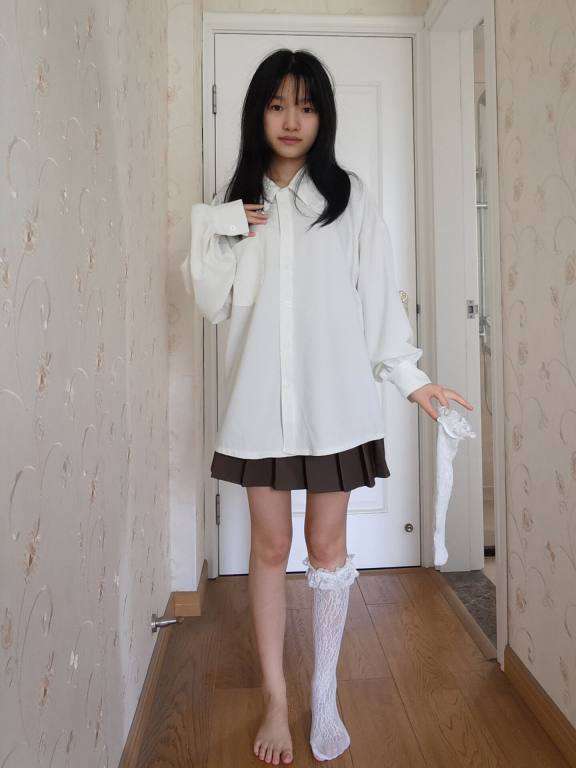 图片[1]-百褶裙可爱又大方的小姑娘【122P】20002-欲图阁