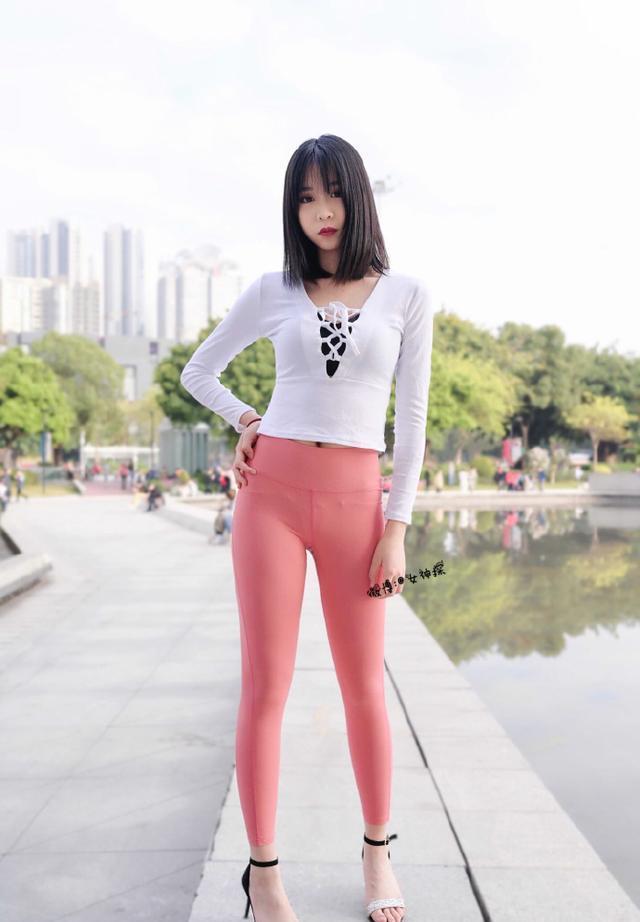 图片[2]-粉色瑜伽裤年轻女孩 J1311 417P17V-14.9GB-欲图阁
