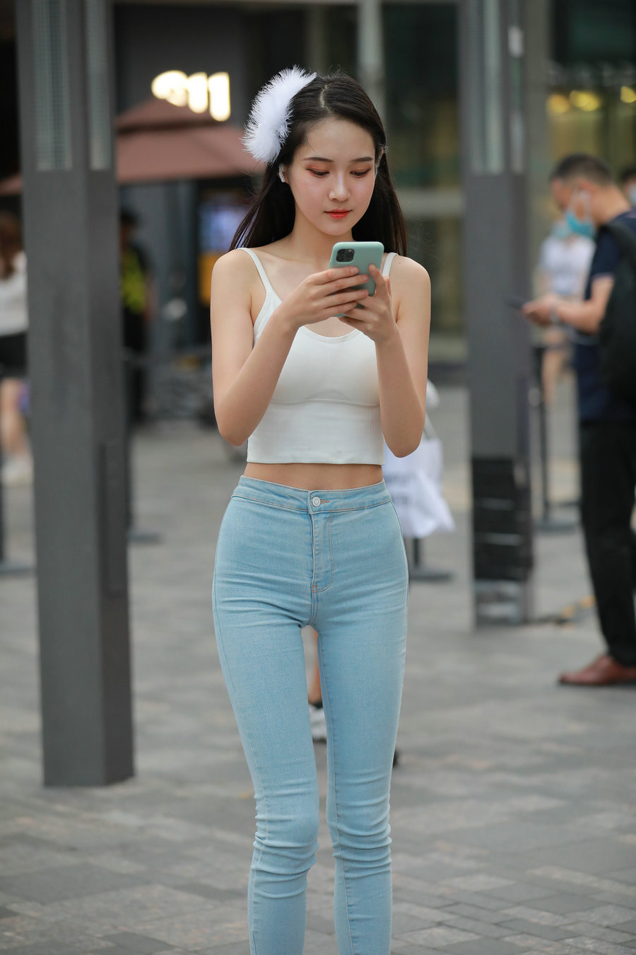 图片[3]-非常漂亮的牛仔裤女孩 J2144 98P1V-1.92GB-欲图阁