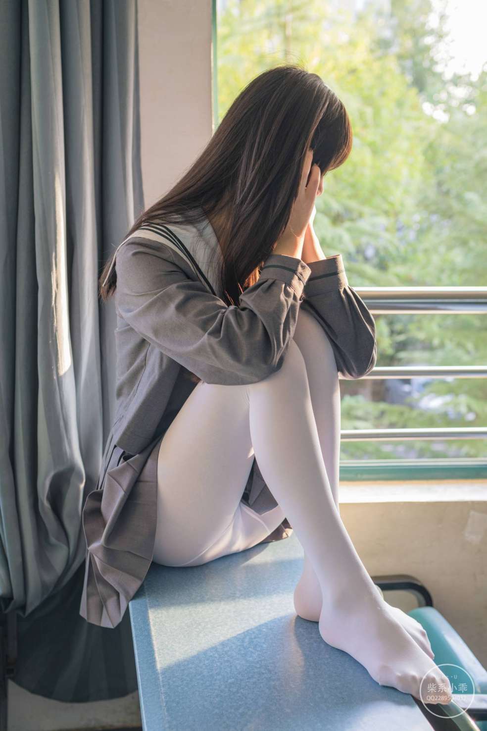 图片[4]-白丝清纯少女真的太可爱了【60P】20001-欲图阁