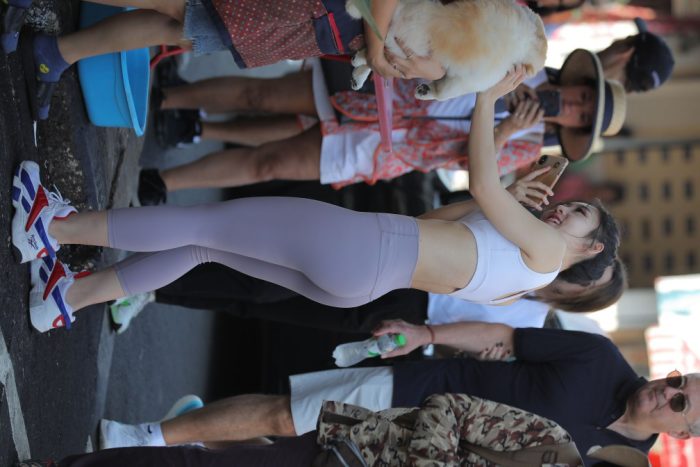 逛街的马尾辫瑜伽老师【556P】00016-玉兔阁