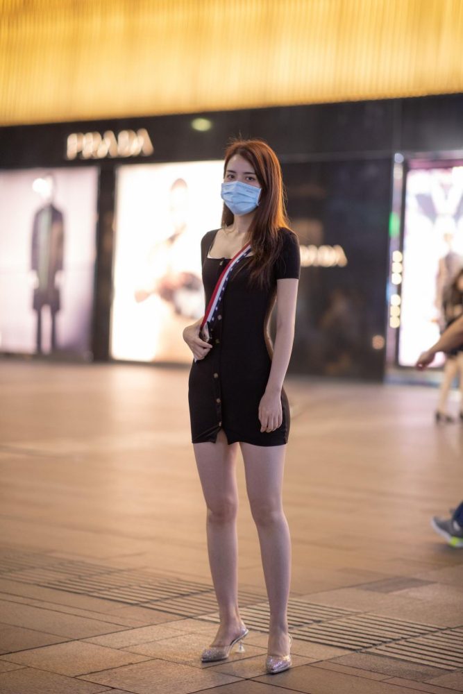 逛商场的黑色包臀裙美丽女孩【385P】00050-玉兔阁