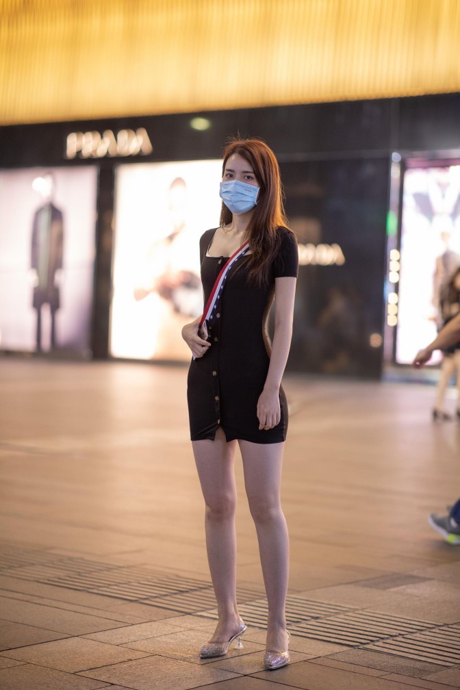 图片[4]-逛商场的黑色包臀裙美丽女孩【385P】00050-欲图阁