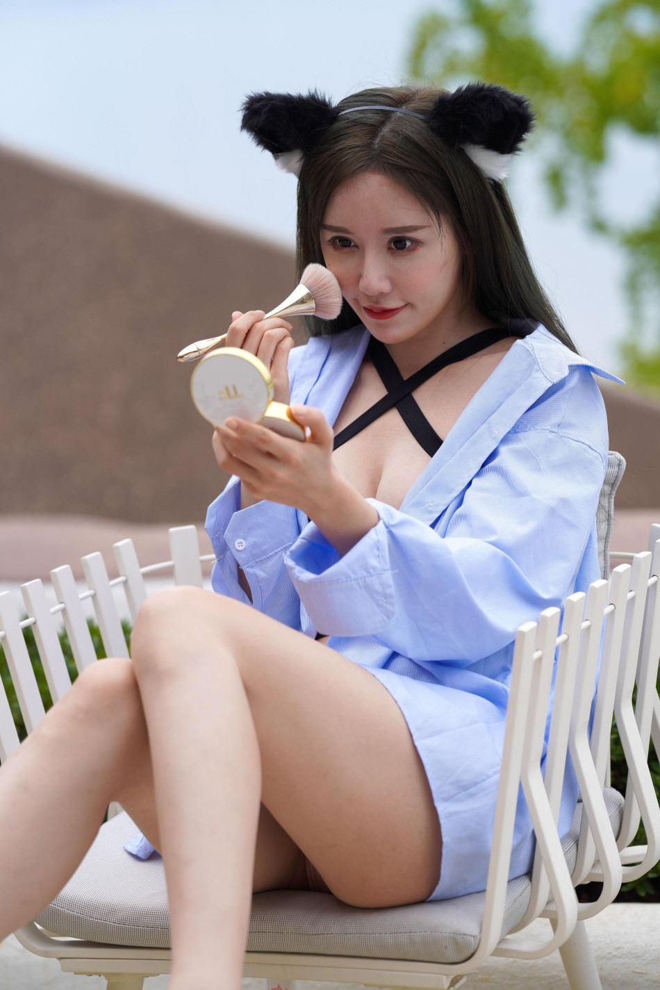 图片[5]-可爱的猫耳朵比基尼美少女【394P】00043-欲图阁