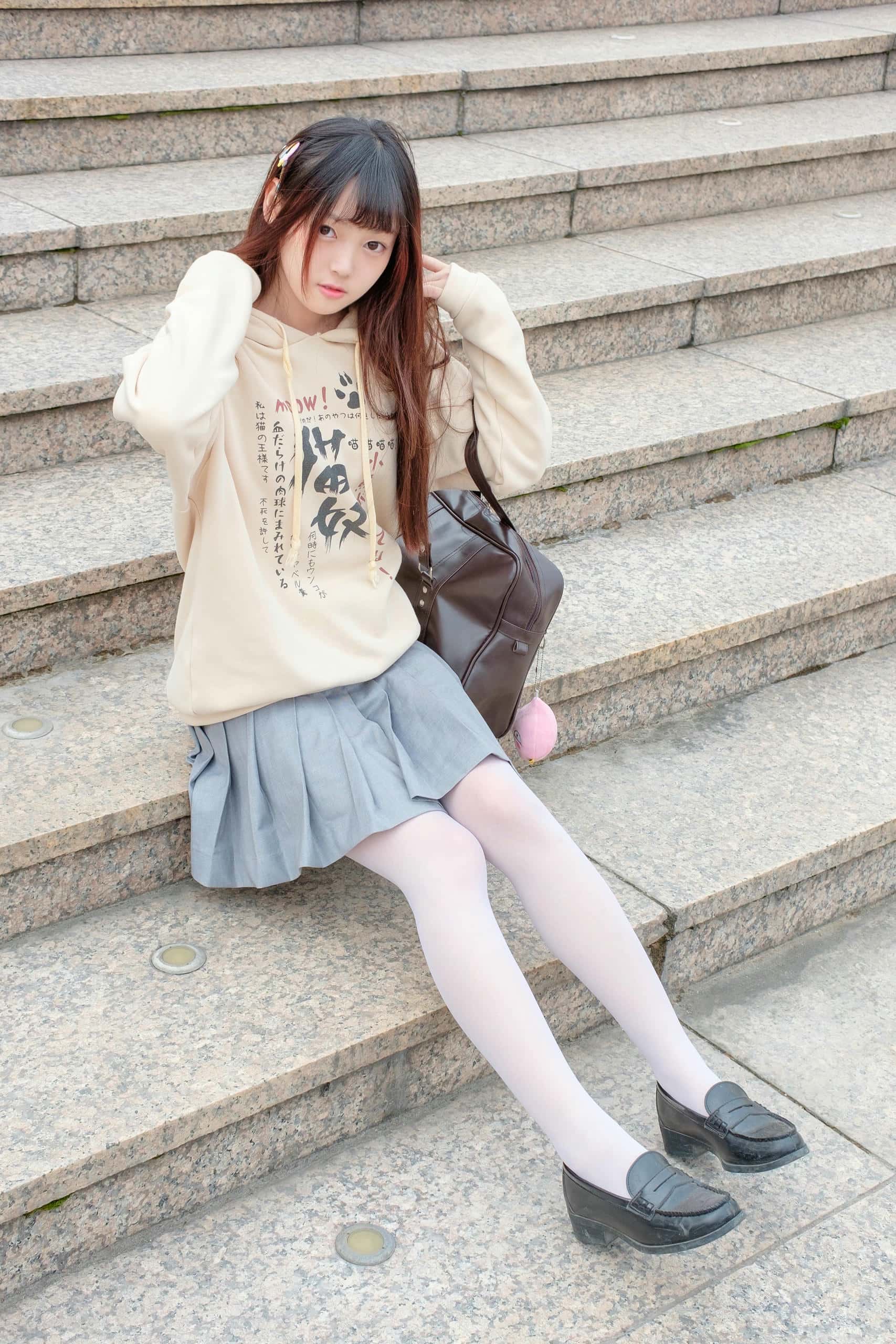 图片[1]-甜美的白丝女孩【131P】20007-玉兔阁