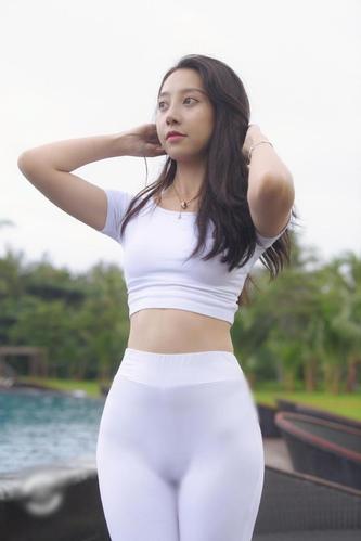 图片[2]-白色瑜伽裤柔情女孩 J1406 554P2V-21.1GB-欲图阁