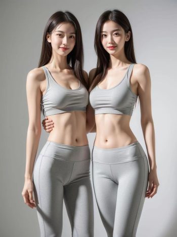 图片[9]-AI瑜伽裤清纯妹子系列图-欲图阁