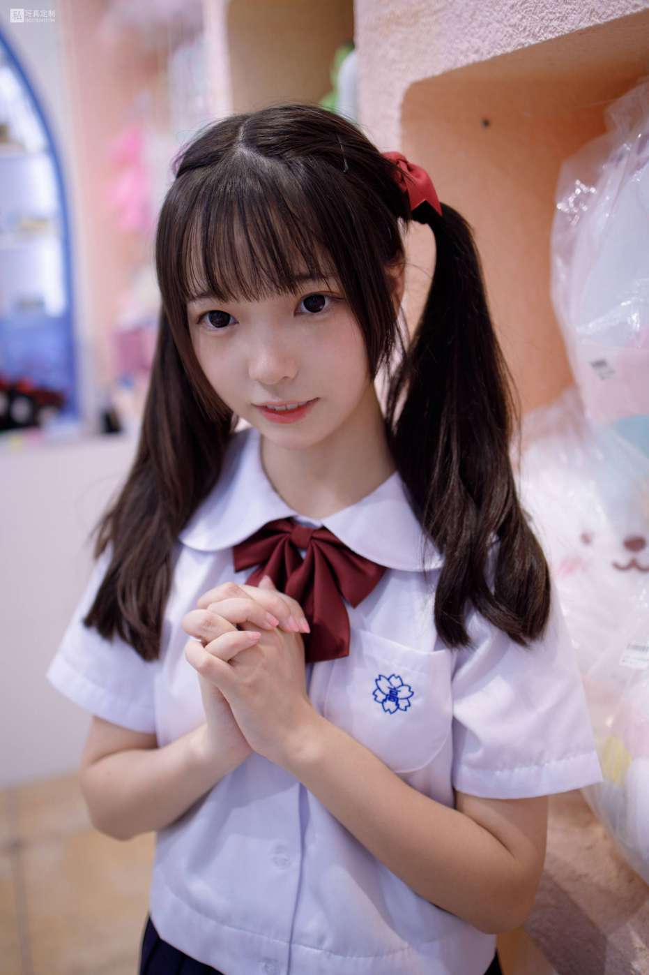 图片[4]-眼神好清澈的双马尾白丝女孩【75P】20019-欲图阁