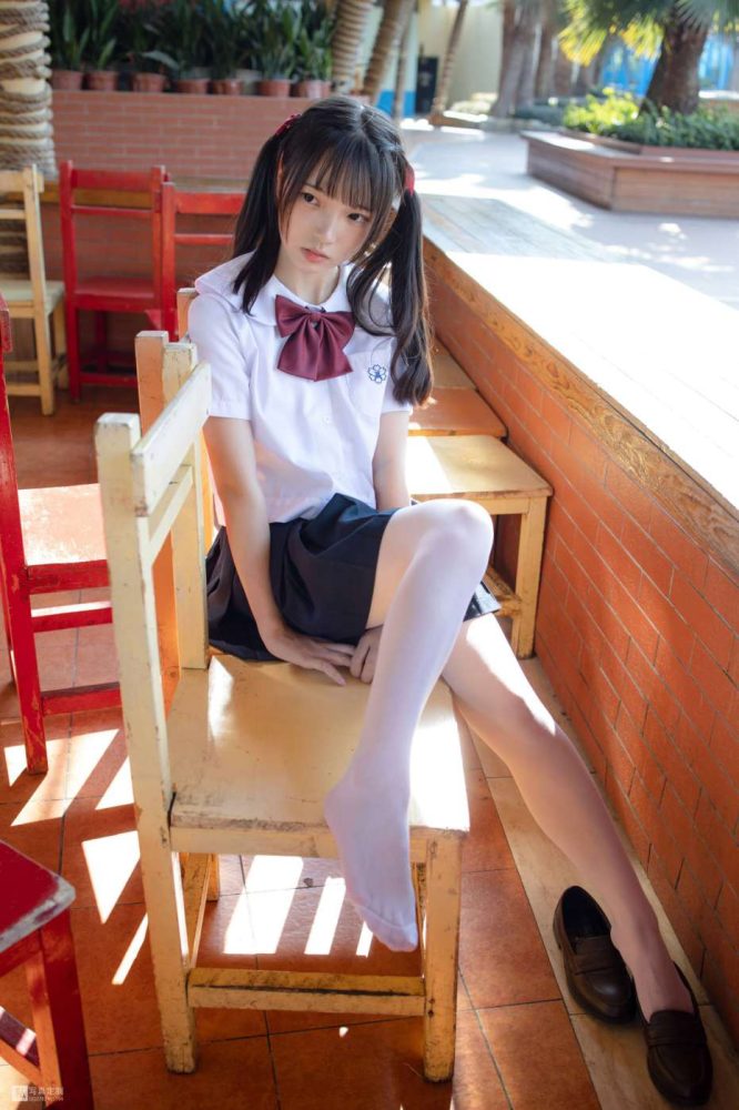 眼神好清澈的双马尾白丝女孩【75P】20019-玉兔阁