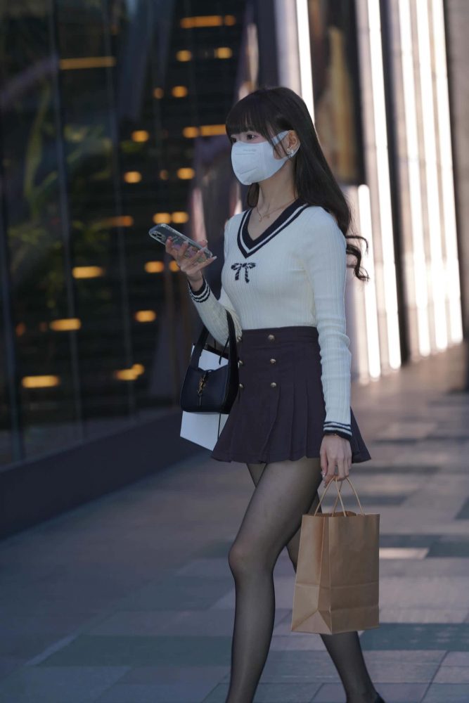 戴口罩的娇小短裙妹子【246P】C6142-玉兔阁