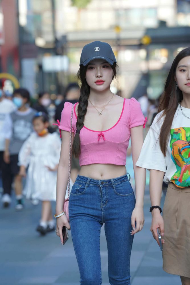 漂亮牛仔裤小姐姐【121P】J3127-玉兔阁