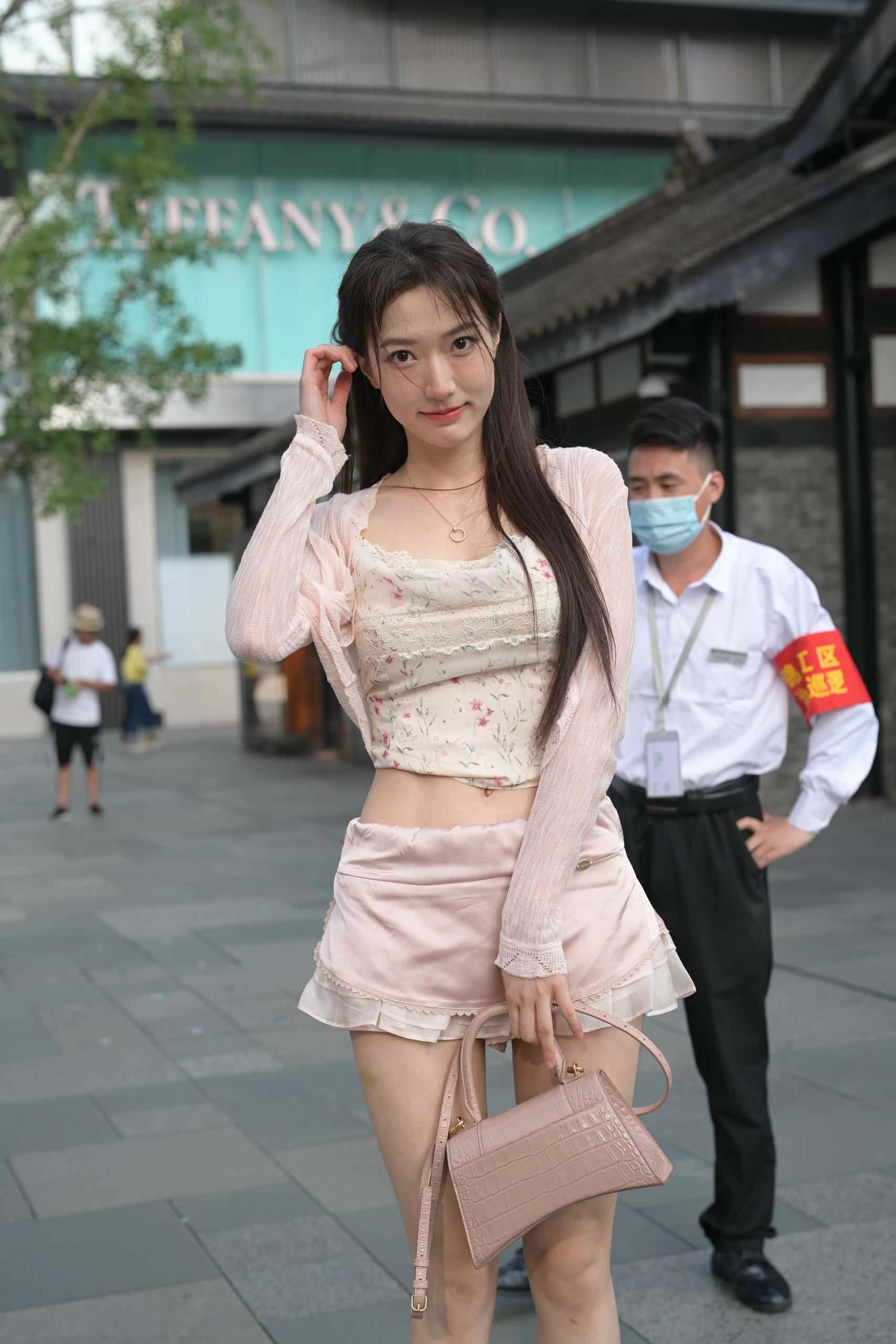 图片[2]-穿蕾丝蛋糕裙的粉色系少女【131P】J7577-玉兔阁