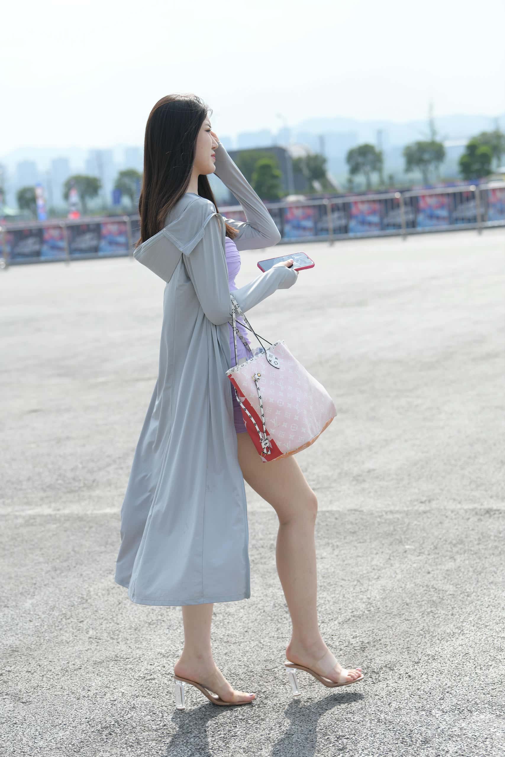 图片[2]-迷人紫色修身裙【64P】P8258-玉兔阁