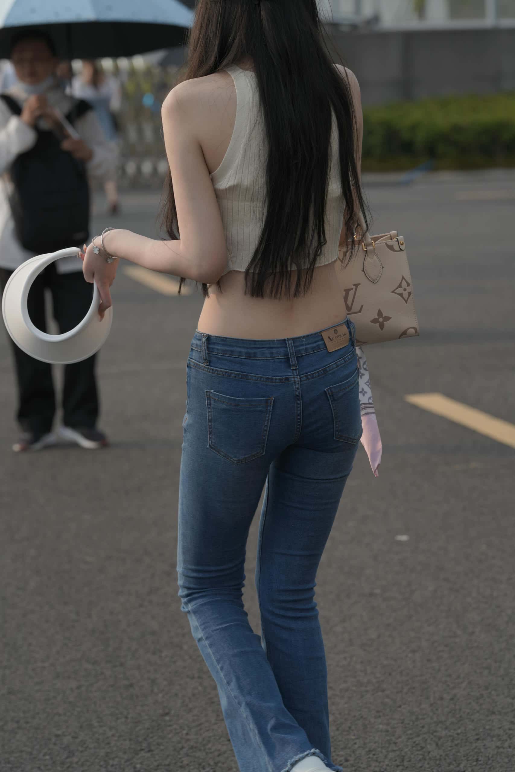 图片[4]-清纯喇叭牛仔裤女孩 【79P】J3591-玉兔阁