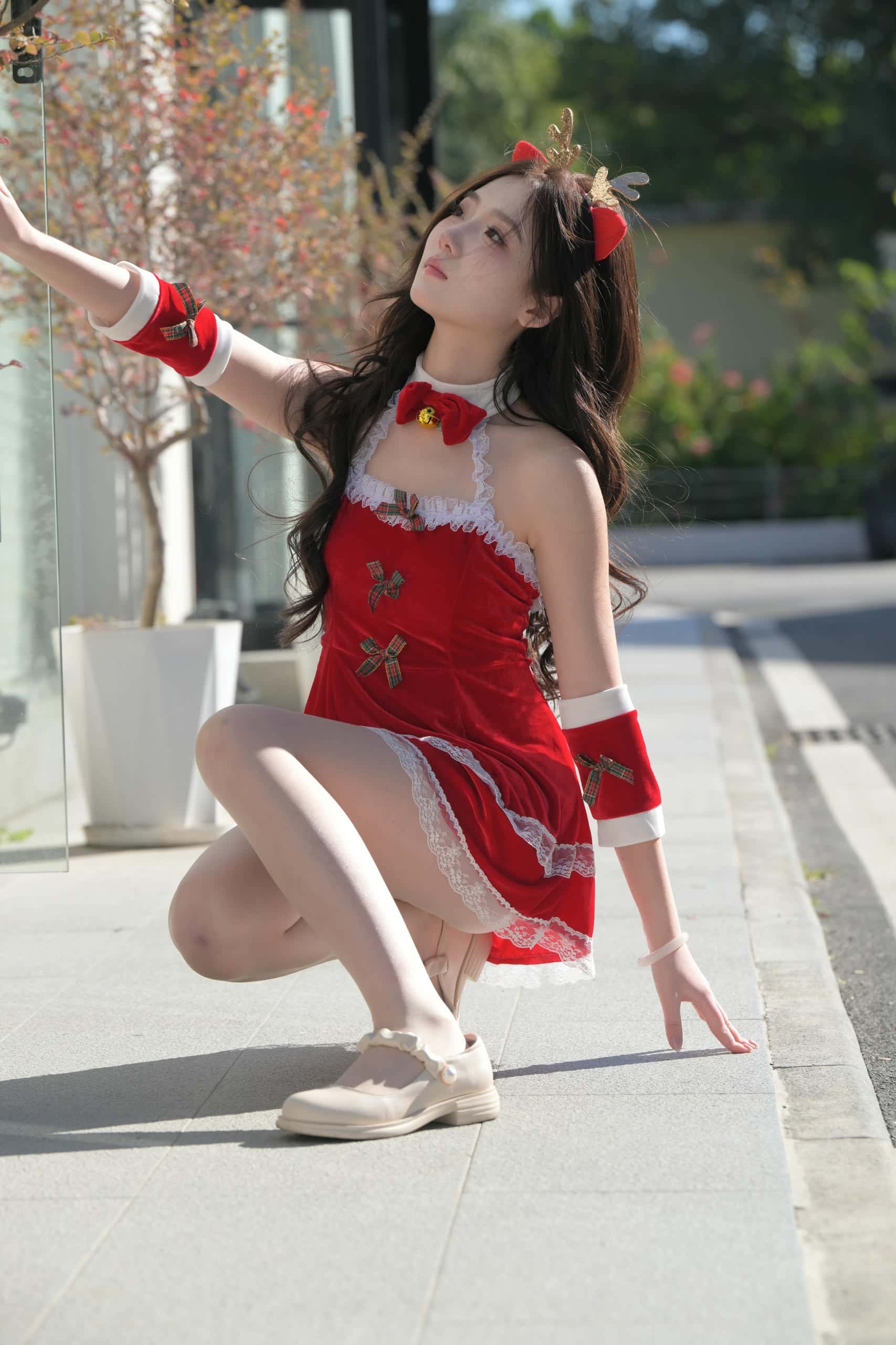 图片[5]-圣诞美眉【1096P】J8264-玉兔阁