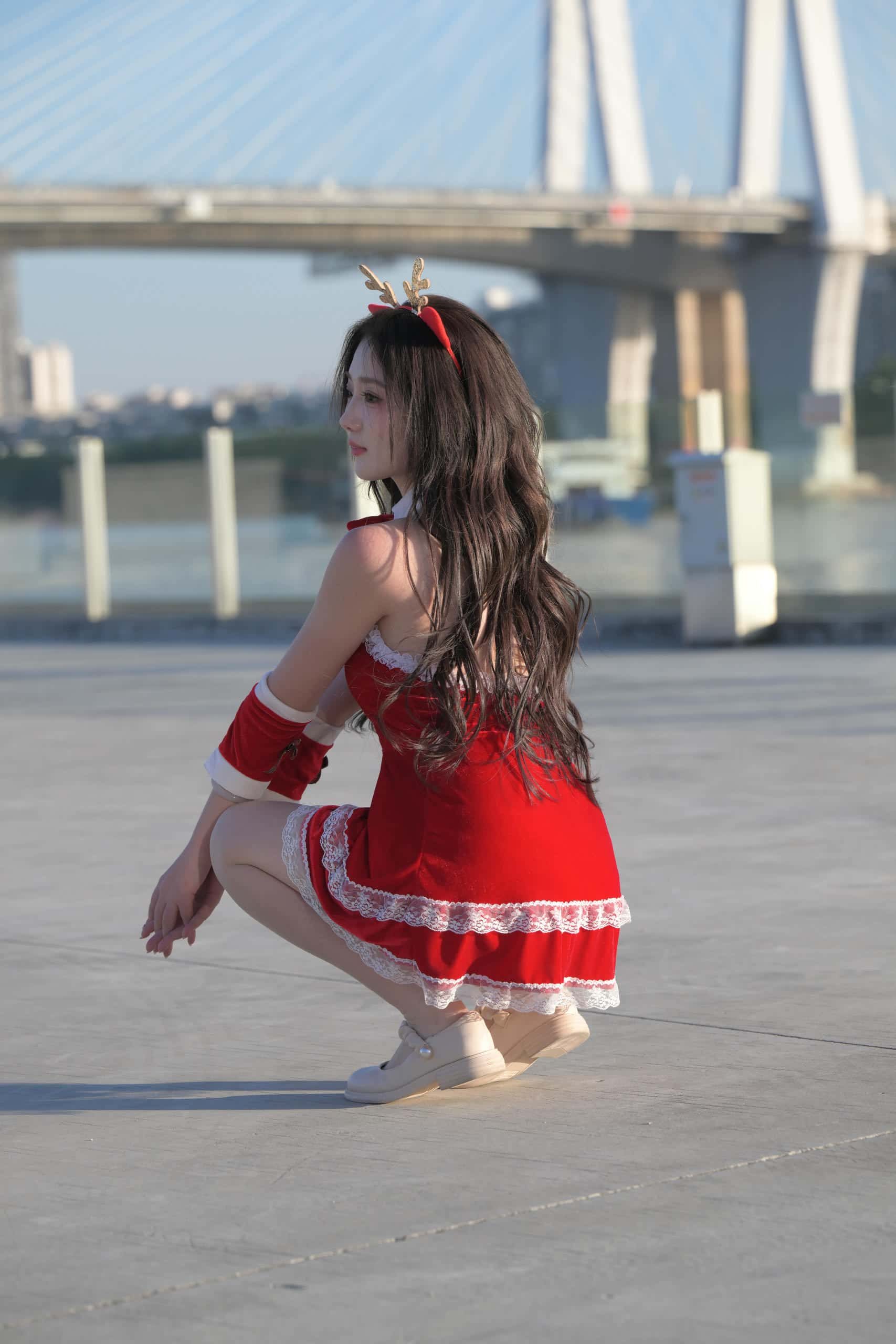 图片[2]-圣诞美眉【1096P】J8264-玉兔阁