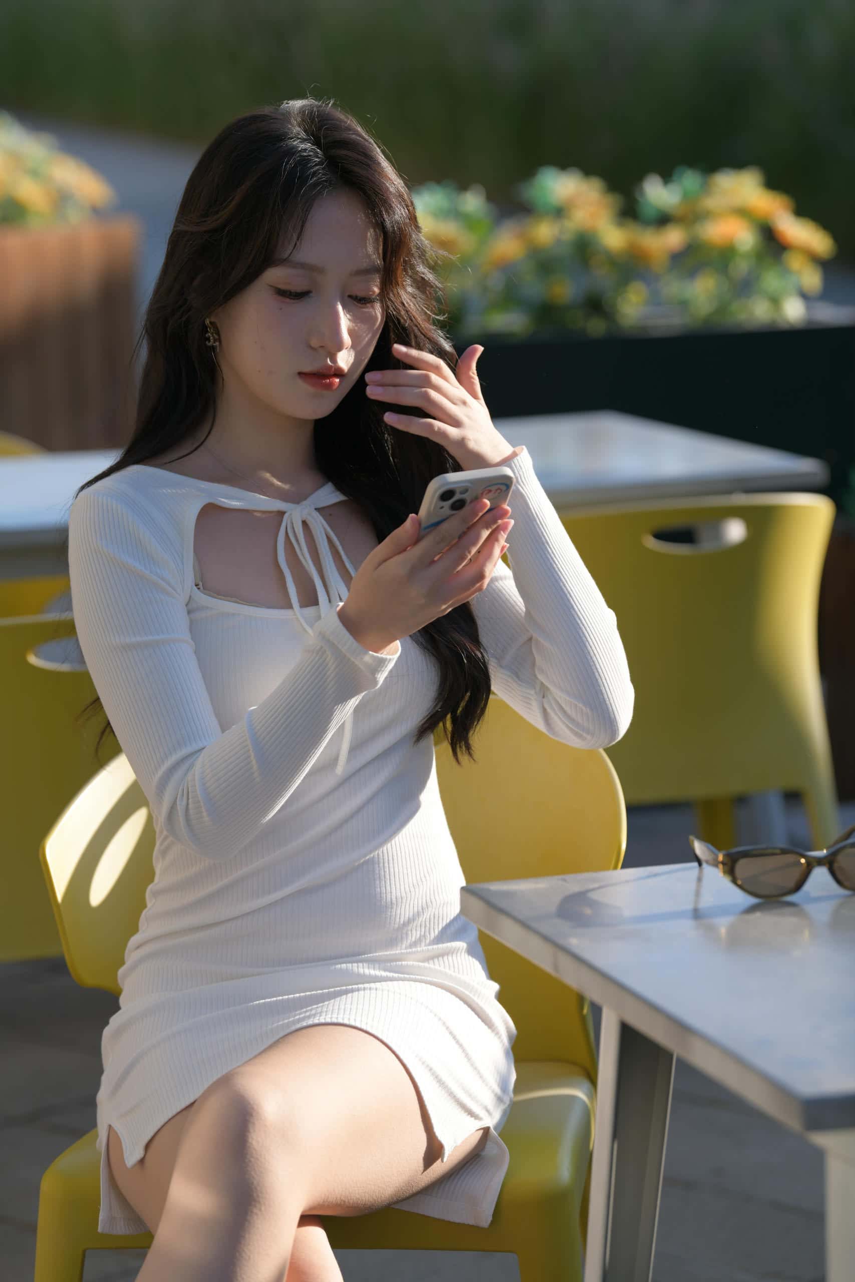 图片[3]-好仙的白裙姑娘【637P】J8290-玉兔阁