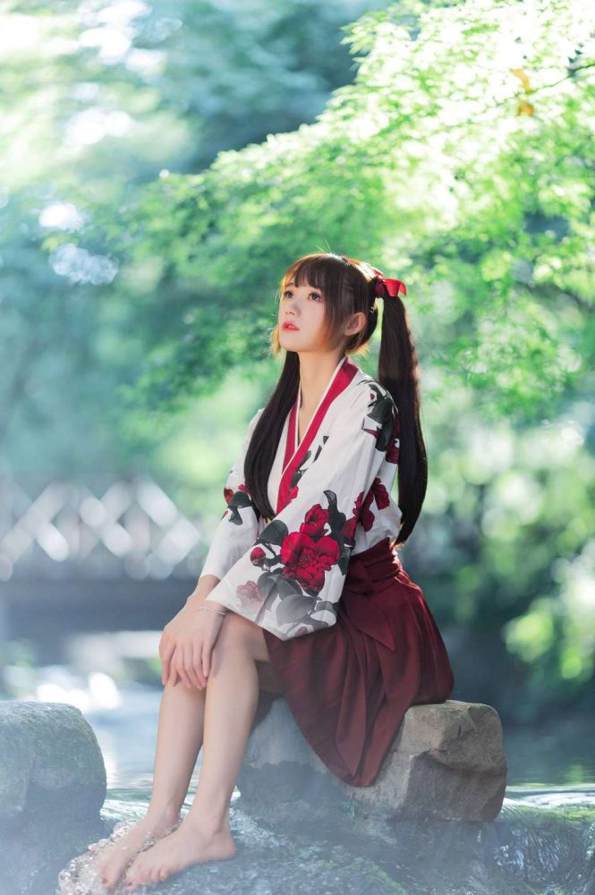 【免费】穿汉服的双马尾女孩【35P】20025-玉兔阁